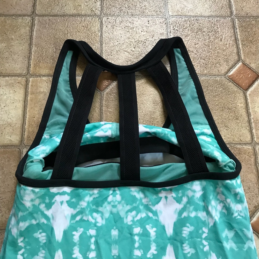 Fabletics Zion tank teal white black size XXS - Picture 5 of 6